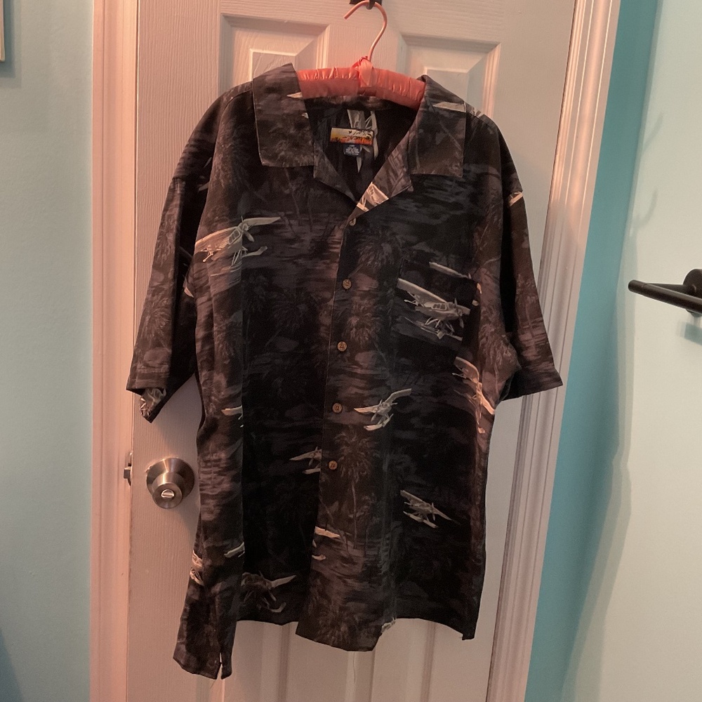 Men’s Havana Jacks Cafe Silk button Shirt Size 2XL
